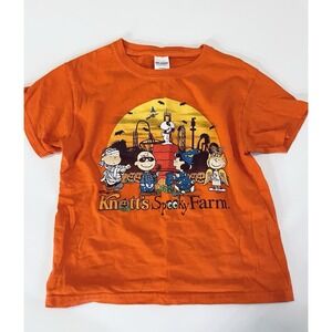 90s Y2K ? Knott's Berry Farms Peanuts Snoopy Spooky Farm Kids Size 5/6